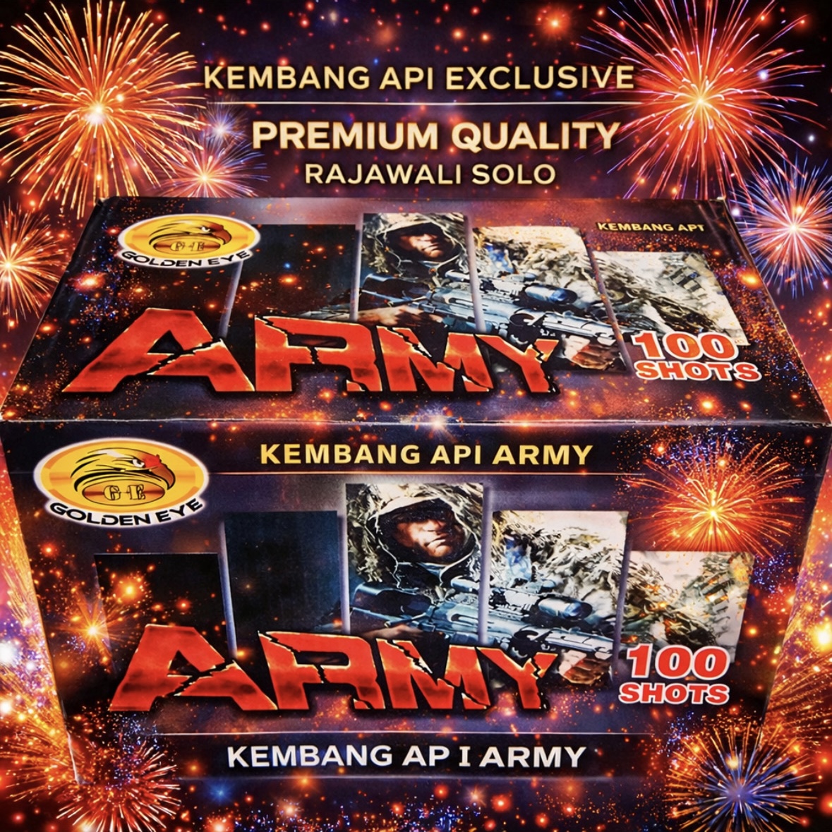 ARMY 100 SHOTS 0.8” GE 08100 J
