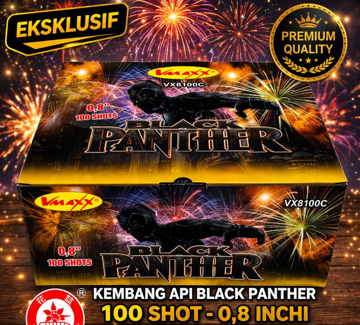 BLACK PANTHER 100 SHOT 0,8