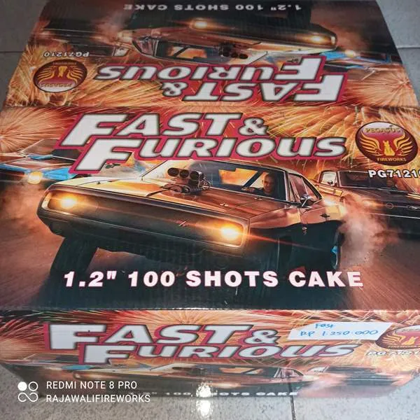Fast And Forious Pg 71210 100 Shot 1,2 Inch