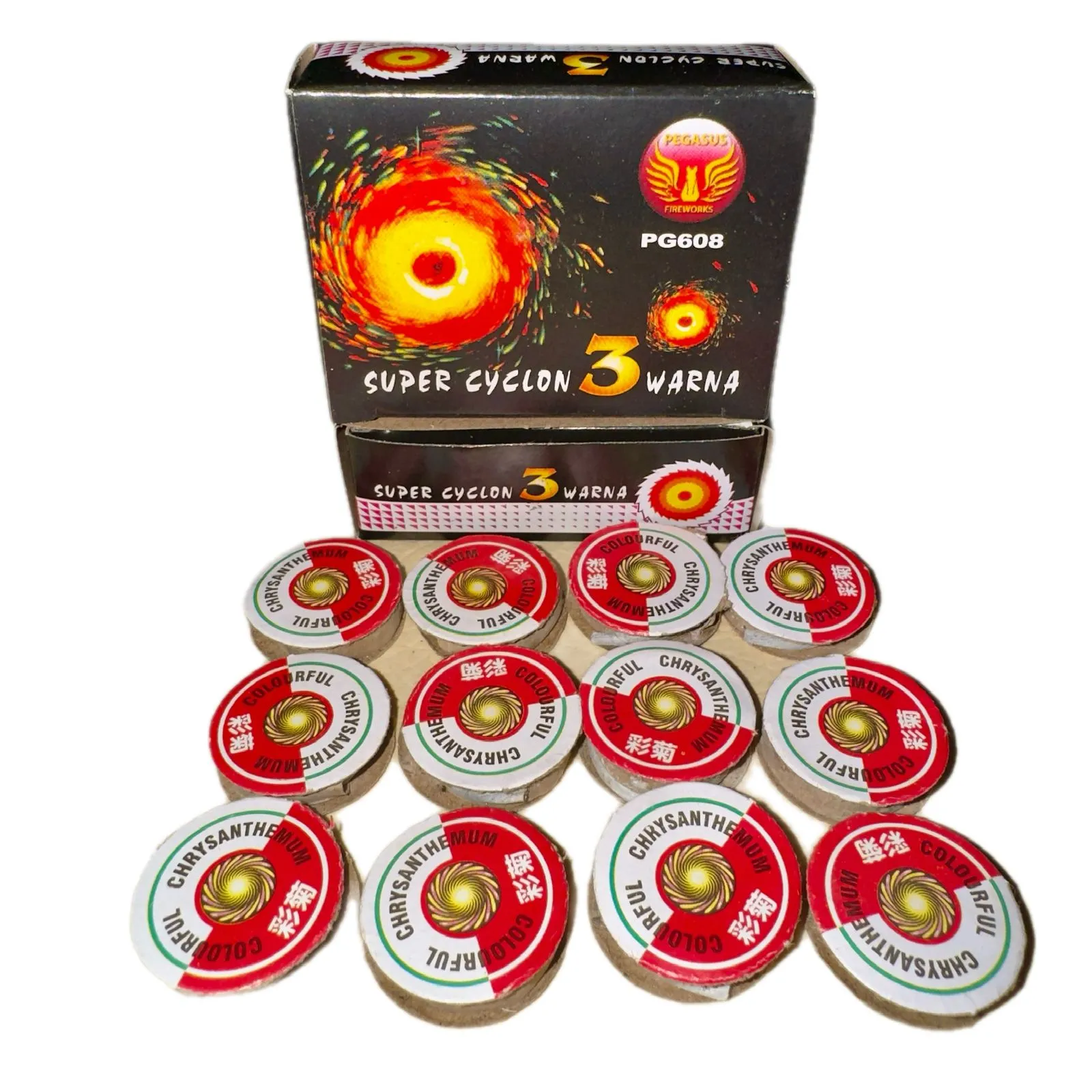 Harga Eceran - Gangsing 3 Warna 1 Box Isi 12 Pcs