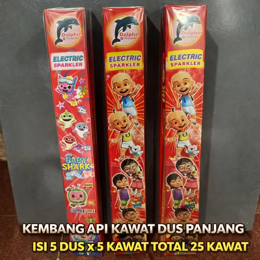 Kembang Api Kawat Amplop Panjang 1 Pack Isi 5 Amplop X 5 Total 25 Kawat