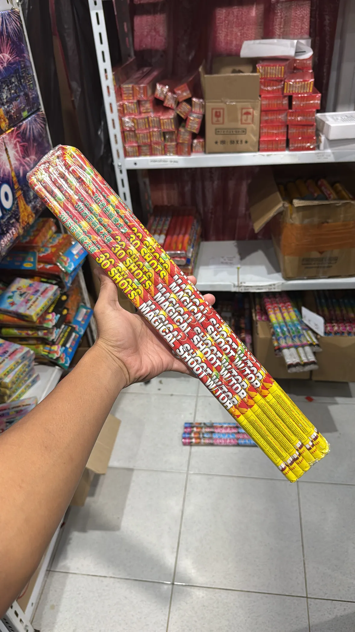 Magic Ball / Cus Tek 30 Shot - 1 Pack Isi 12 Batang